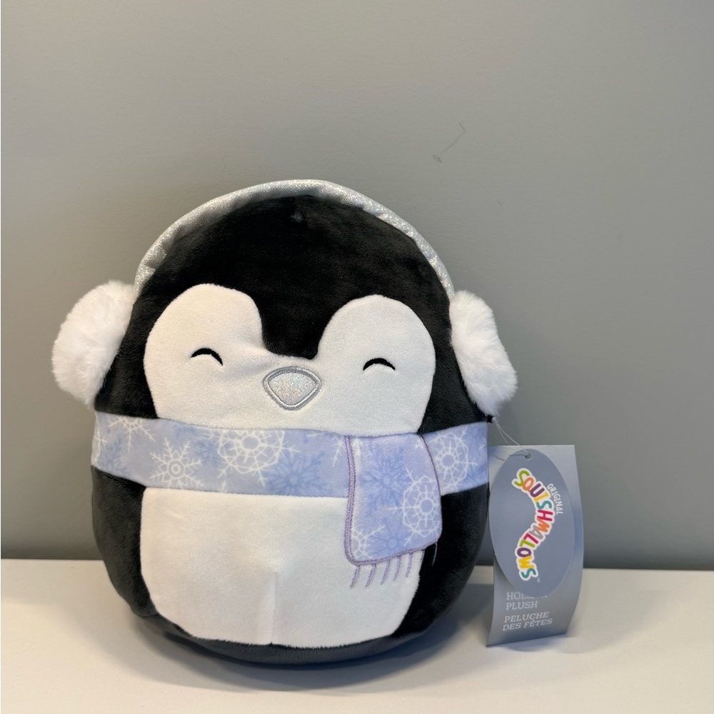Exclusive Superstore 8” Penguin Squishmallow with Blue Scarf